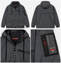 Prada Hooded Nylon Utility Jacket – Grey