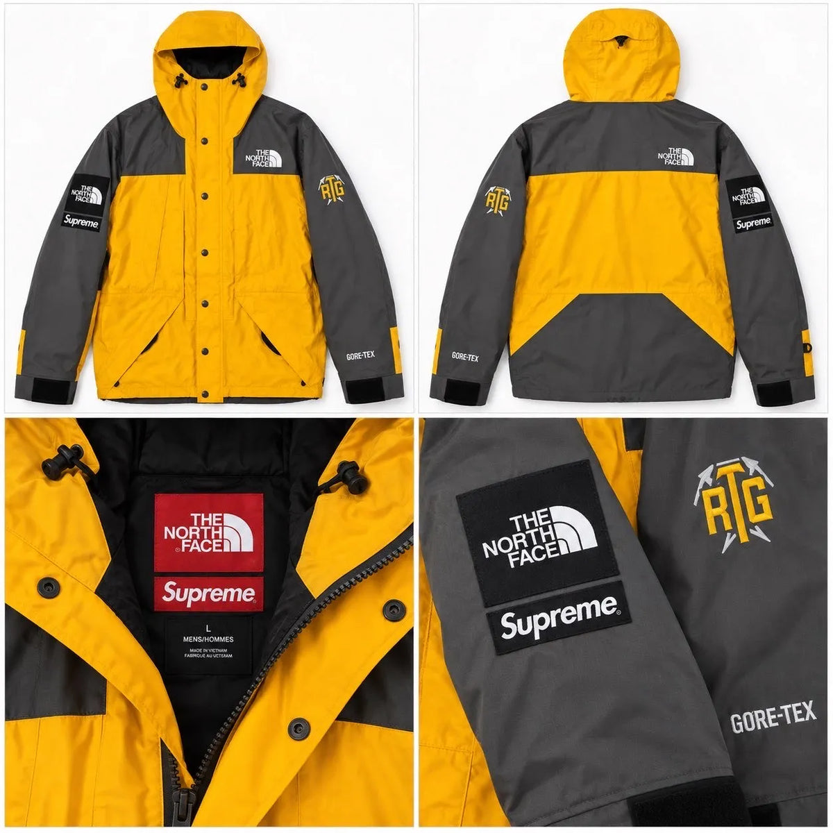 Supreme x The North Face RTG Gore-Tex Jacket – Yellow