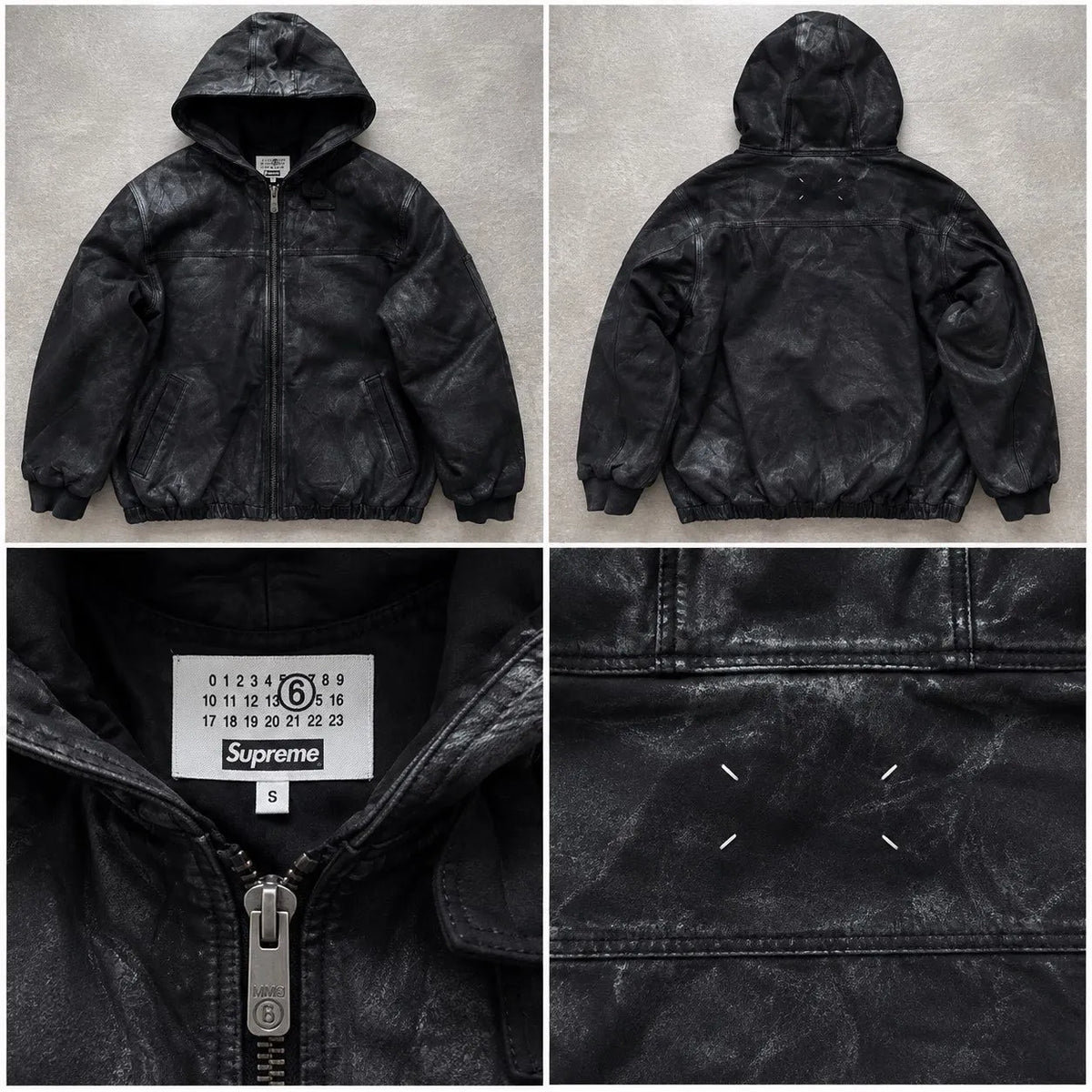 Supreme x MM6 Maison Margiela Foil Hooded Jacket – Black