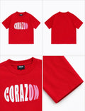 CORAZON Logo T-Shirt – Red