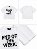 END OF THE WEEK Logo T-Shirt – White