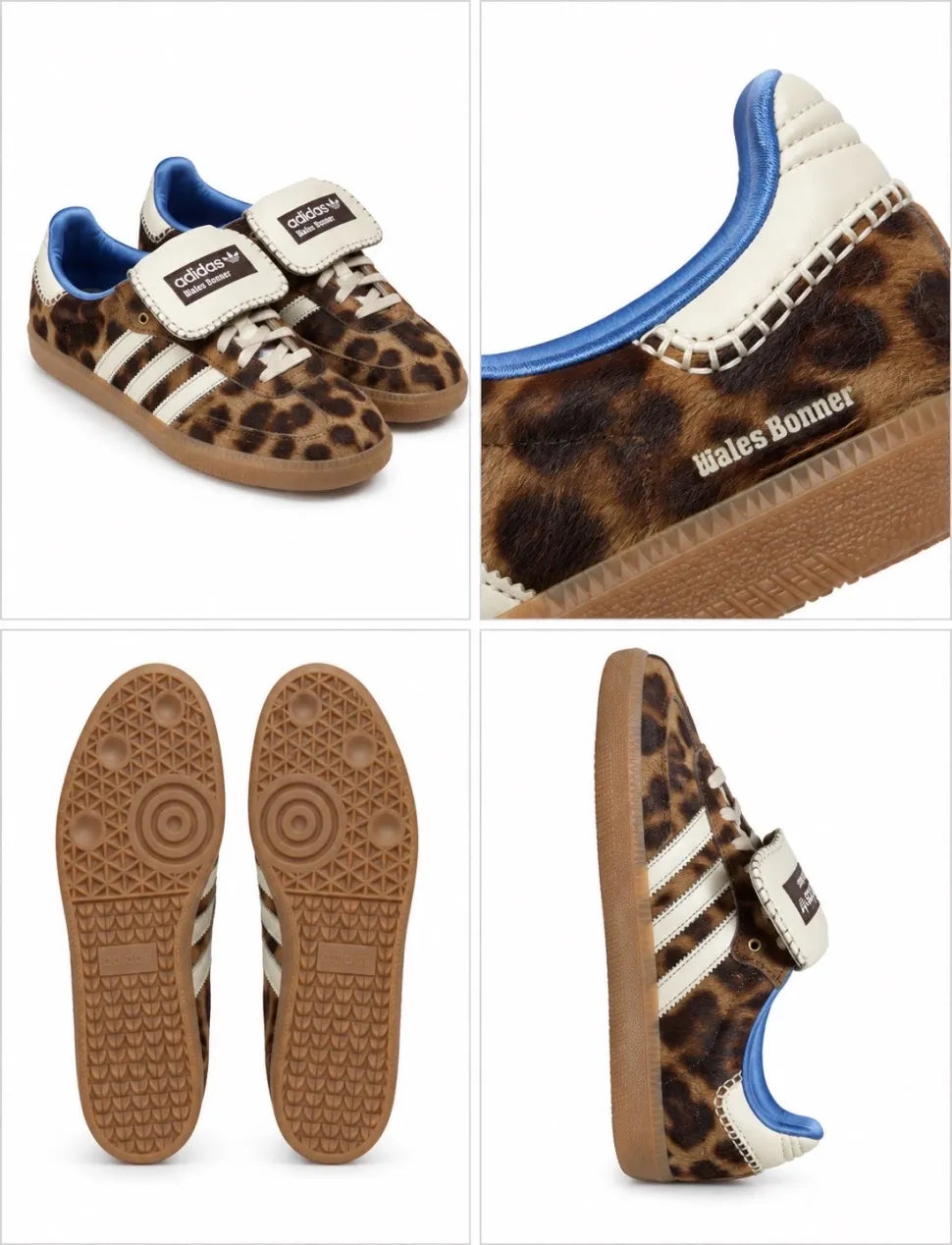 adidas x Wales Bonner Samba – Leopard