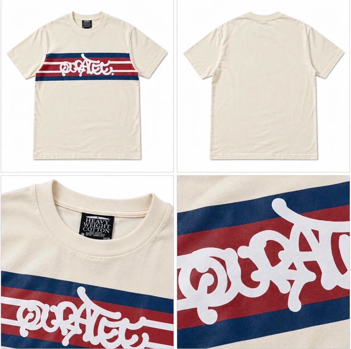 Quratee Gucci Tee Cream Baige