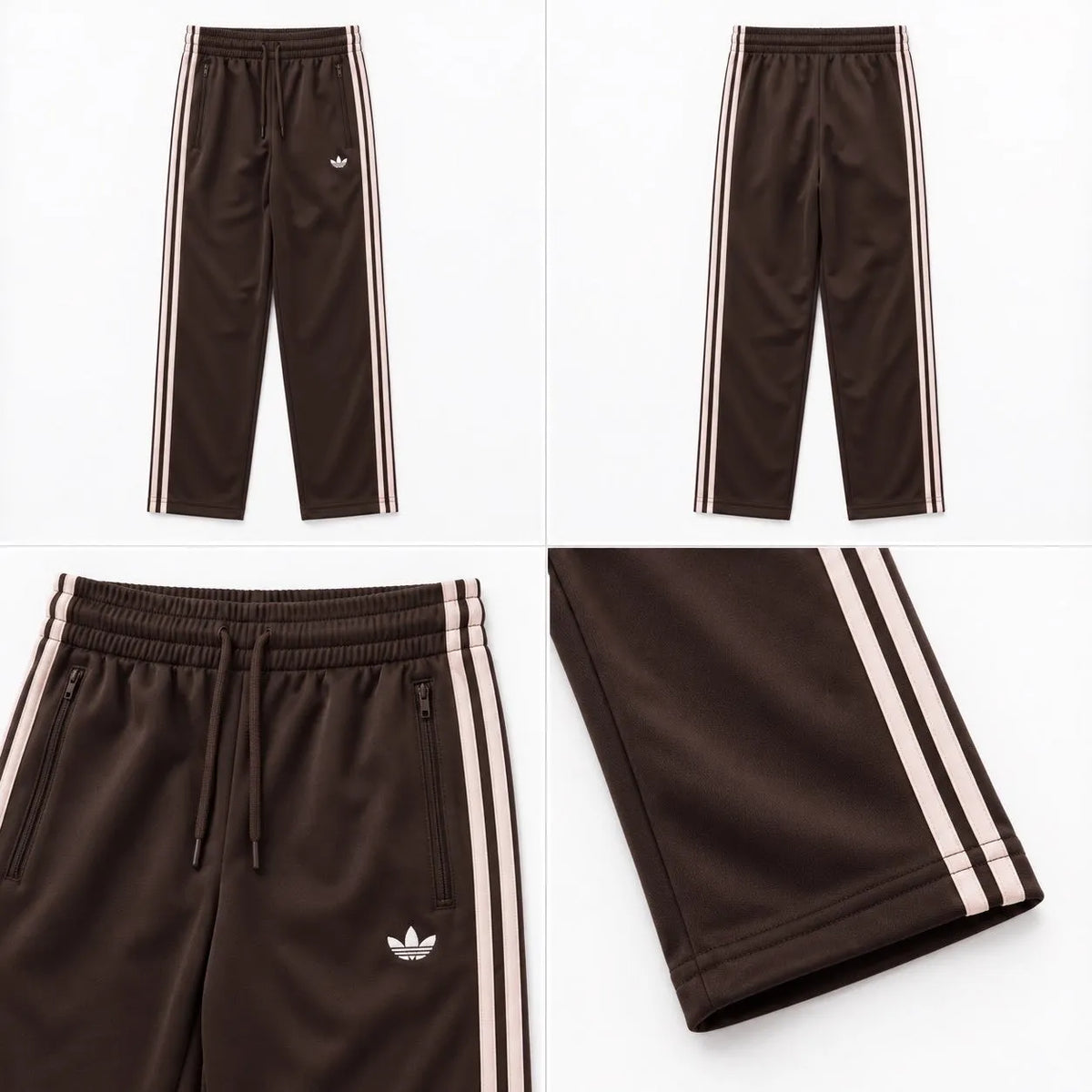 Adidas Firebird Track Pants – Brown