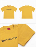 WHITE COFFEE Logo T-Shirt – Yellow