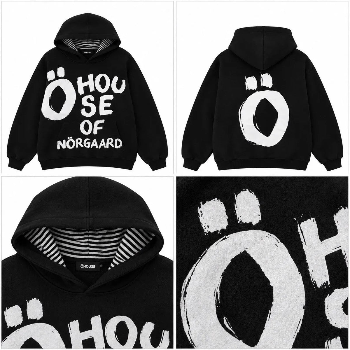 ÖHOUSE Hoodie – Black