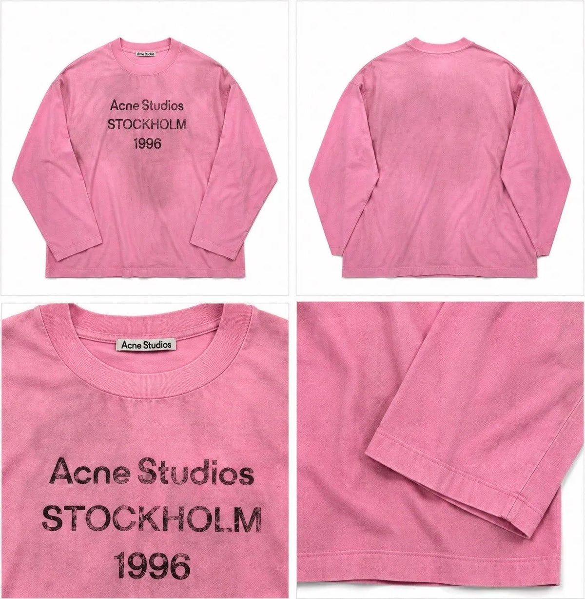 Acne Studios Stockholm 1996 Dirt Long Sleeve – Pink