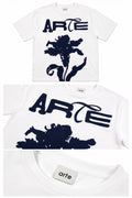 Arte T-shirt White & Black