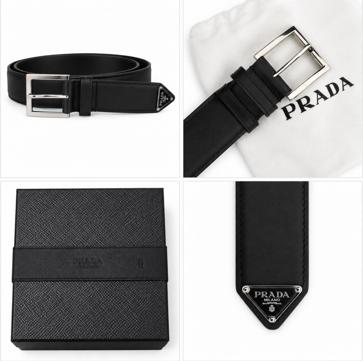 Prada belt Black